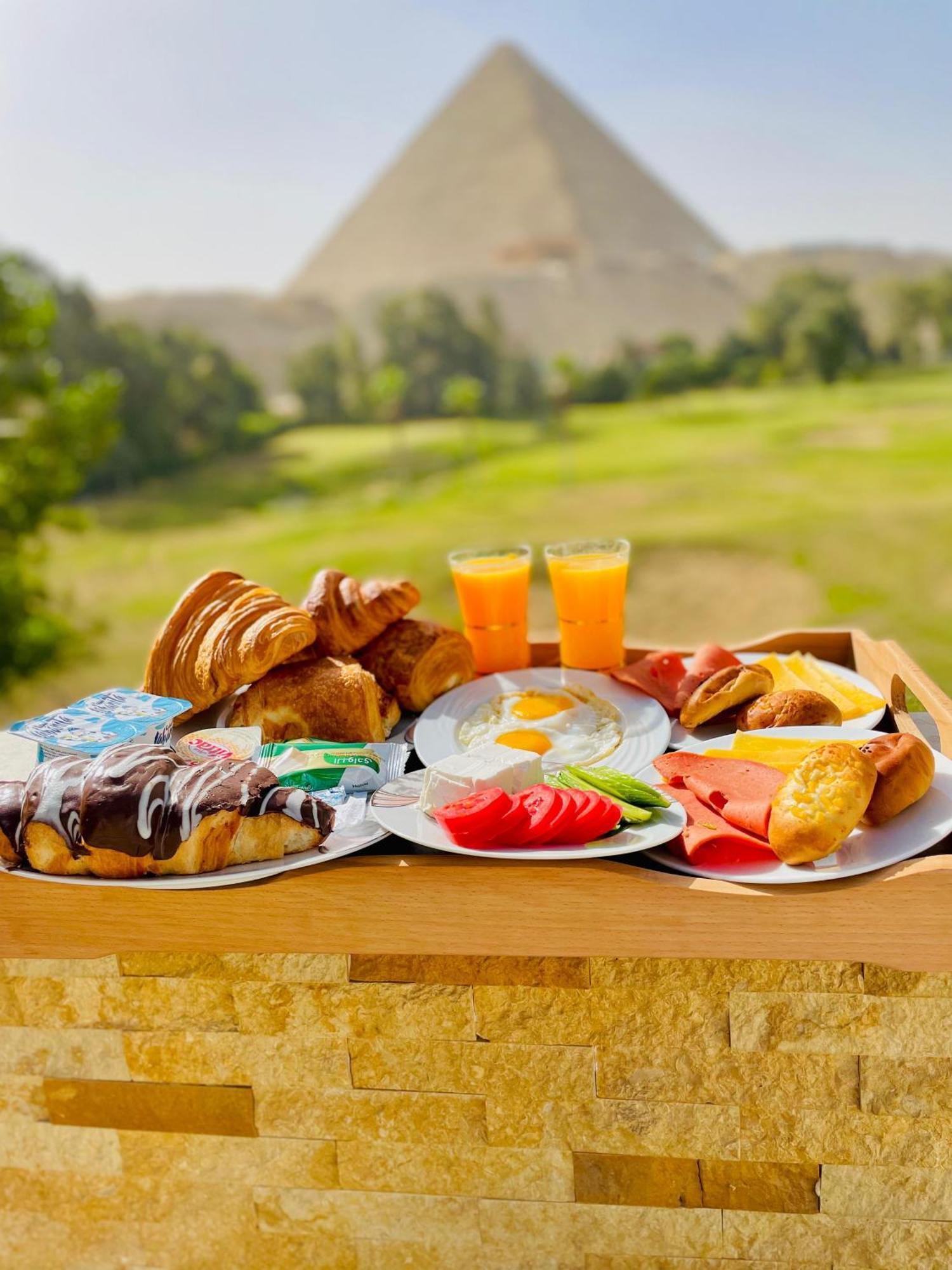Kafret el-Gabal Glamour Pyramids View מראה חיצוני תמונה